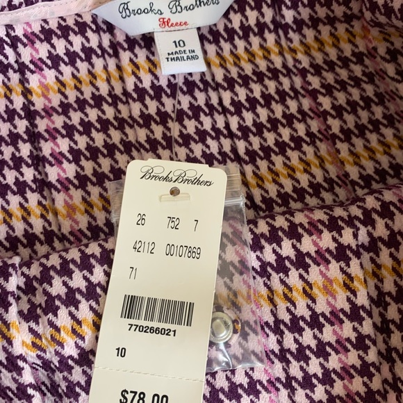 NWT Brooks Brothers Girls Pleated Jacquard Skirt - Picture 3 of 6